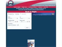 Tablet Screenshot of flygreatlakes.com